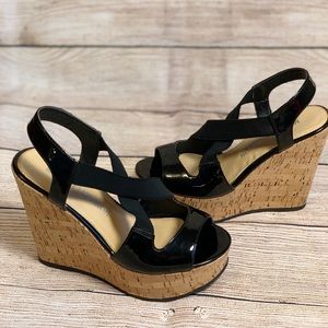 Cork Wedge Sandal